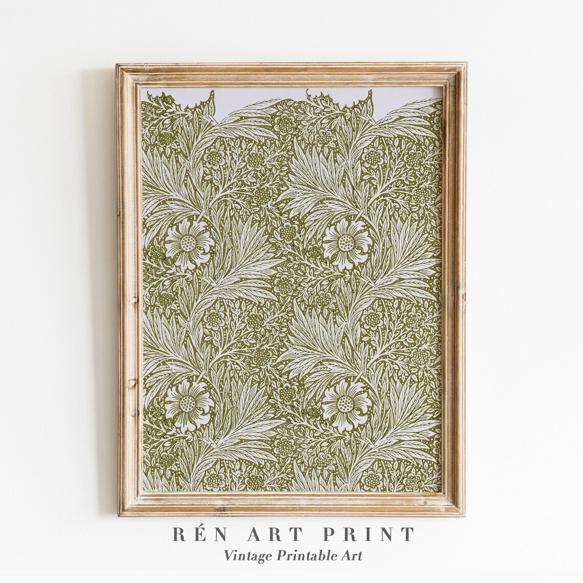 William Morris Vintage Textile Art Print