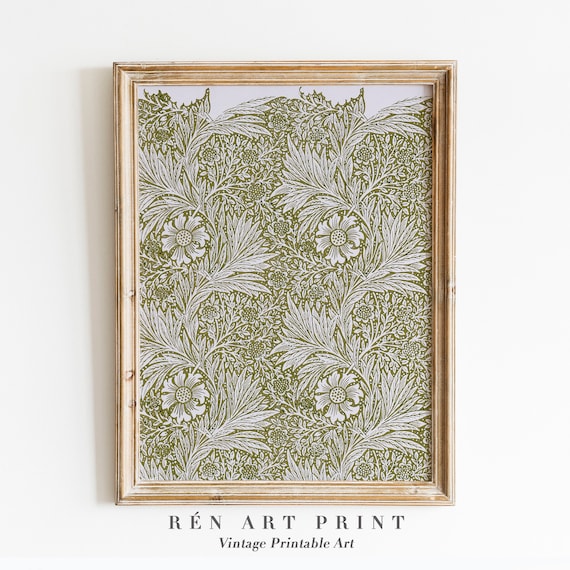 William Morris Vintage Textile Art Print