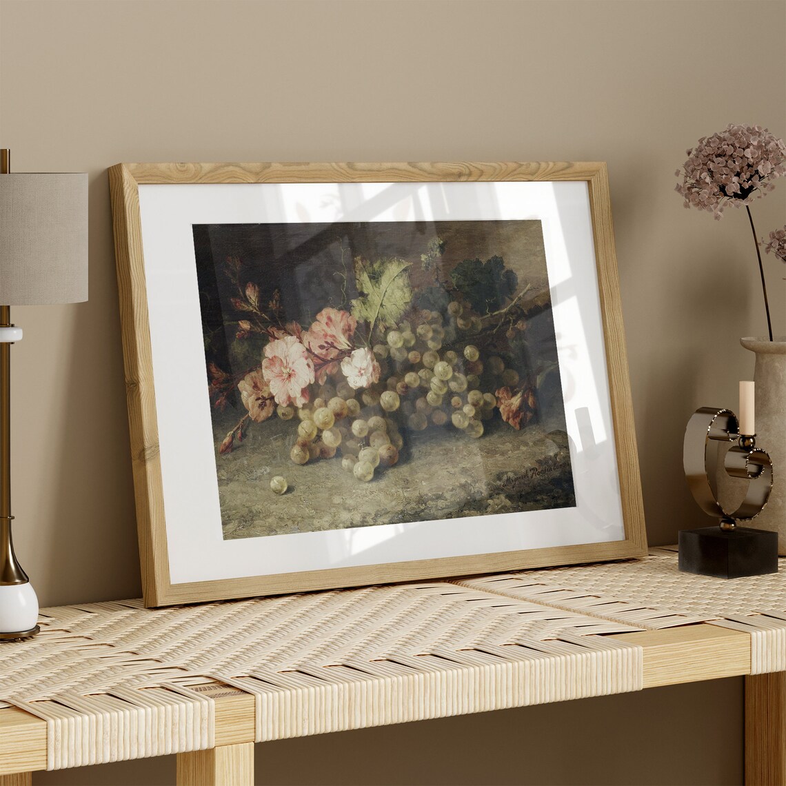 Vintage Still Life Painting Art Print, Kitchen Farmhouse - Image 3
