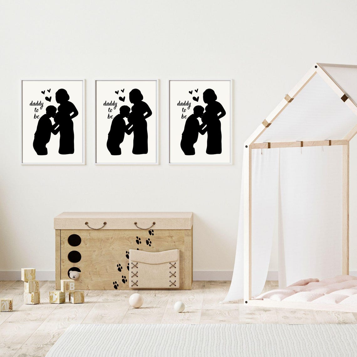 Daddy To Be Heartwarming Romantic Art - Image 7