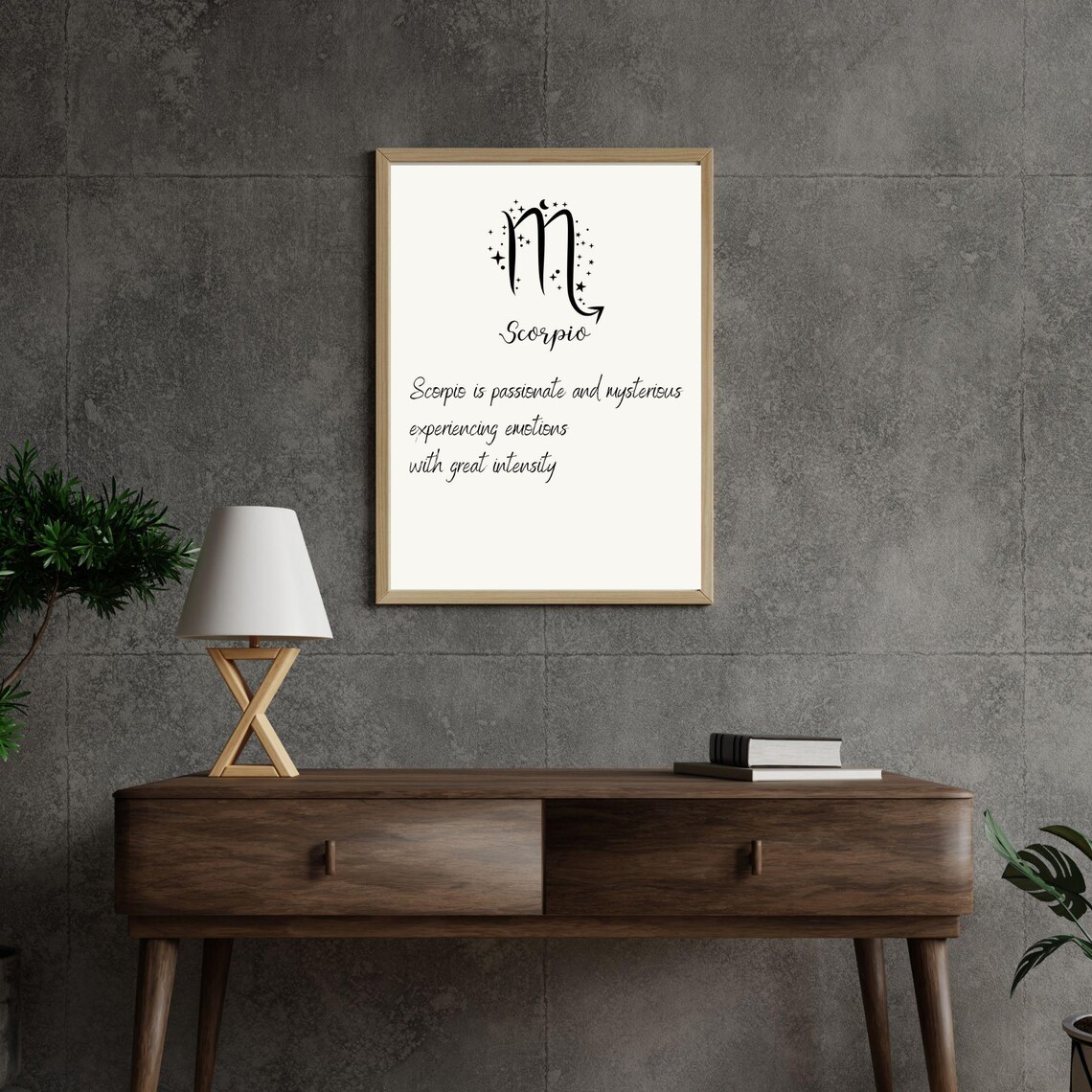 Scorpio Zodiac Sign Minimalist Art Print - Image 6