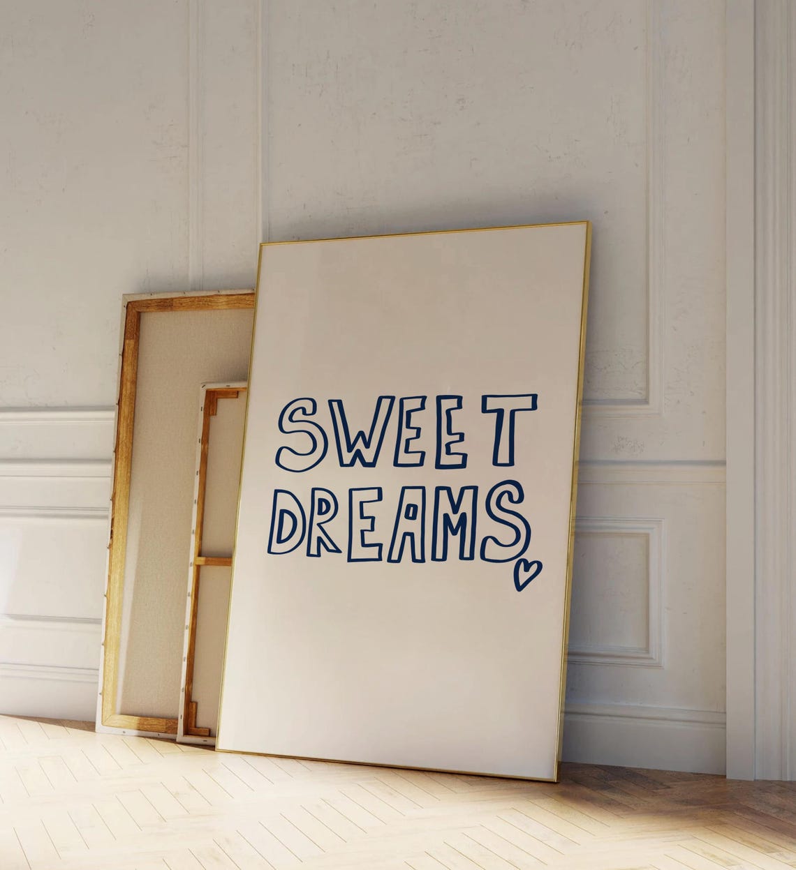 Sweet Dreams Print Above Bed Print Dorm Room Prints Teen Girl Bedroom Prints College Apartment Mid Century Aesthetic Prints - Image 2
