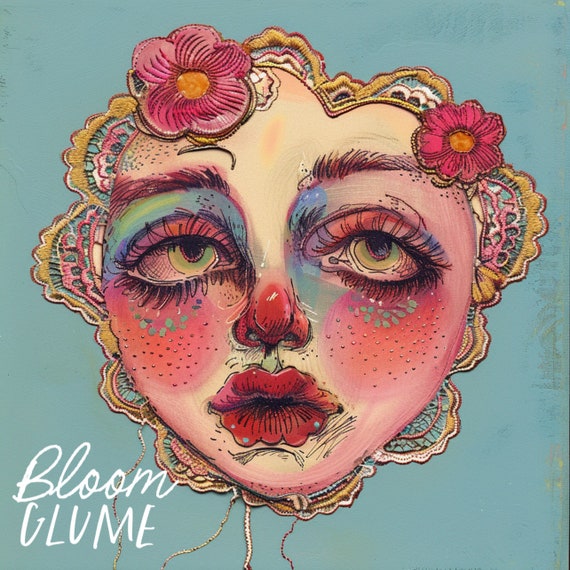 Dolly Forever Valentine Print Bloom Glume Pop Surreal Low Brow Creepy Cute Bizarre Art Emotional Art Surrealism Weird