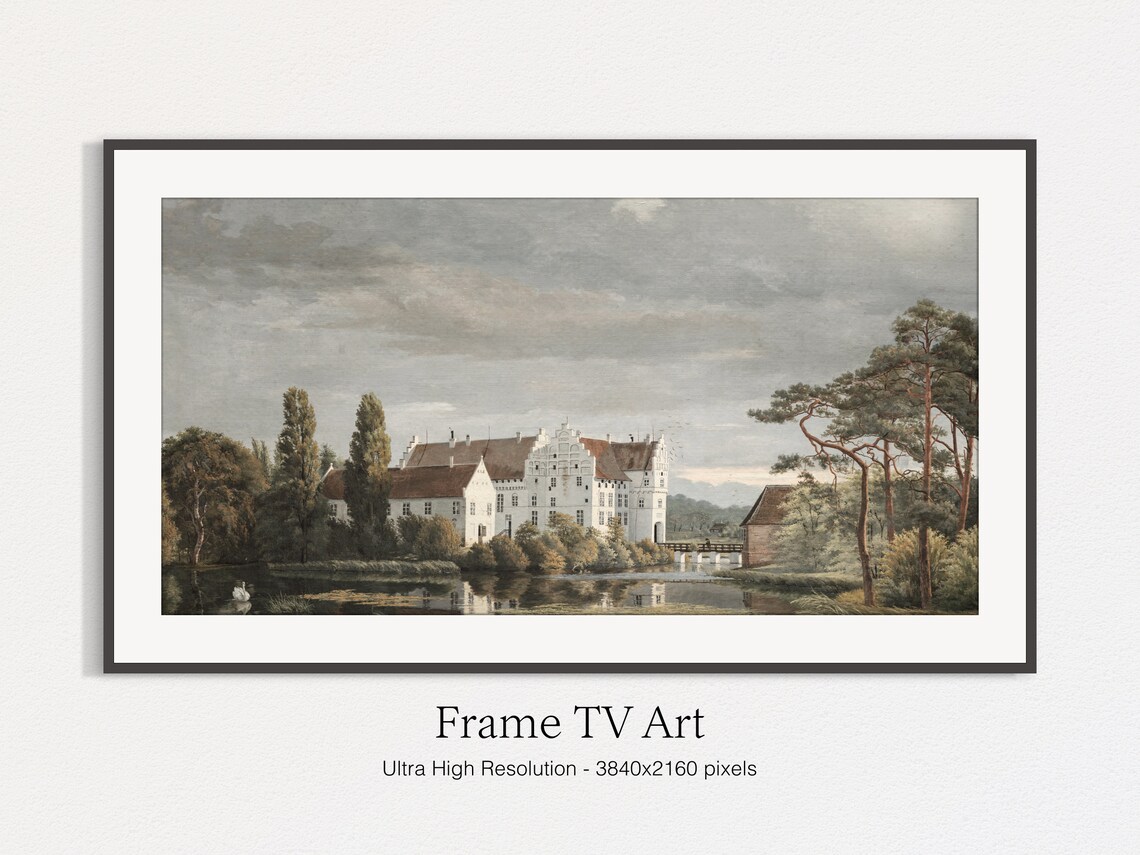 Vintage Landscape Painting Art Print, Retro Decor - Image 5