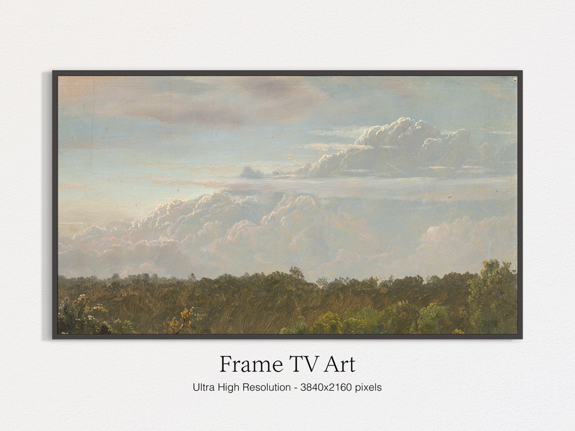 Summer Thunder Clouds Oil Painting