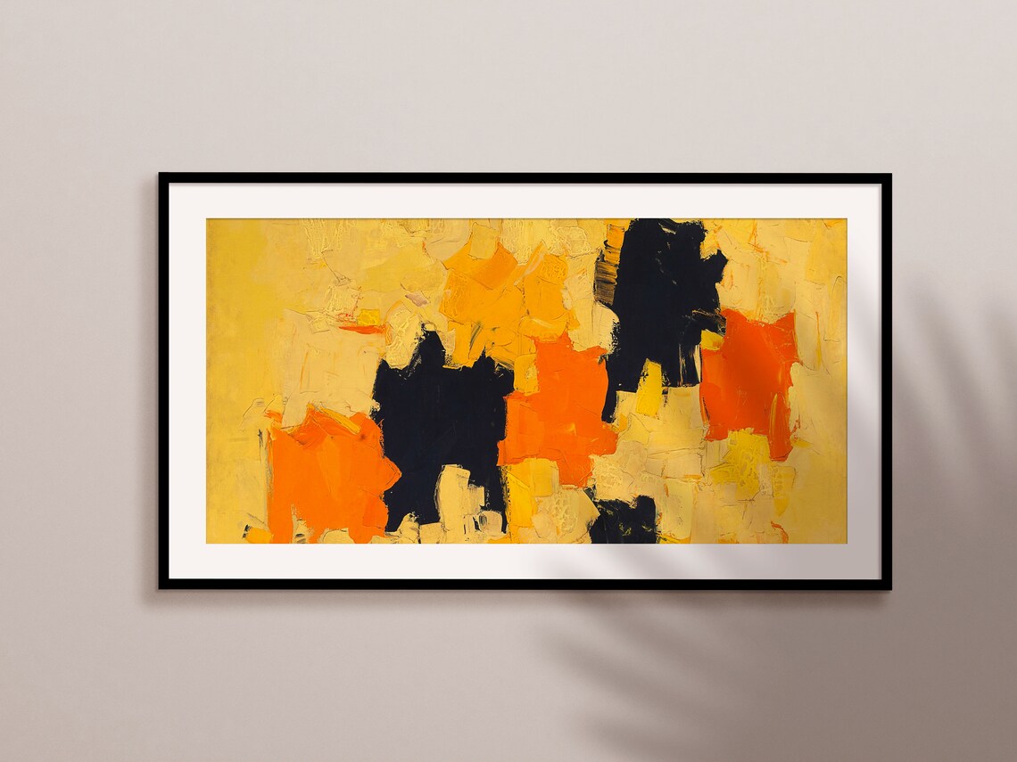 Modern Abstract Painting, Minimal Instant Art Print - Image 2