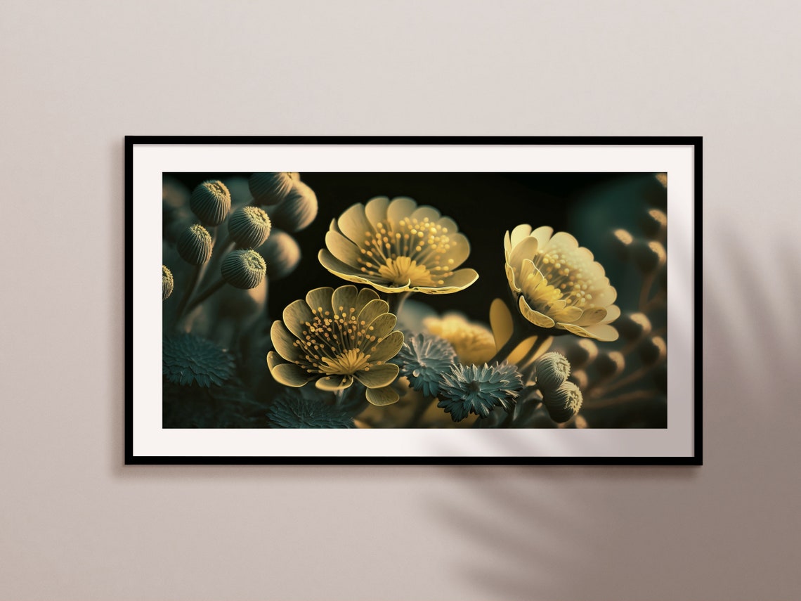 Modern Flowers Still Life Painting - Image 2