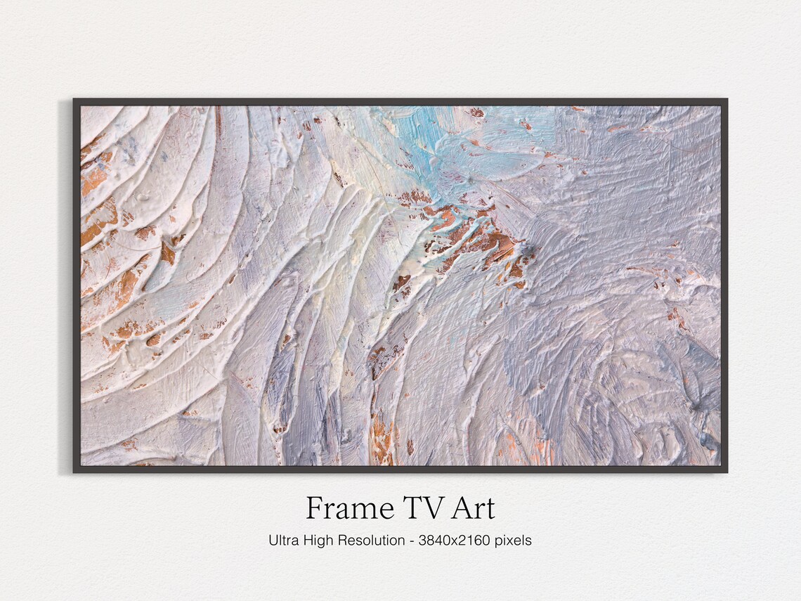 Abstract Spring Oil Painting TV Art Print