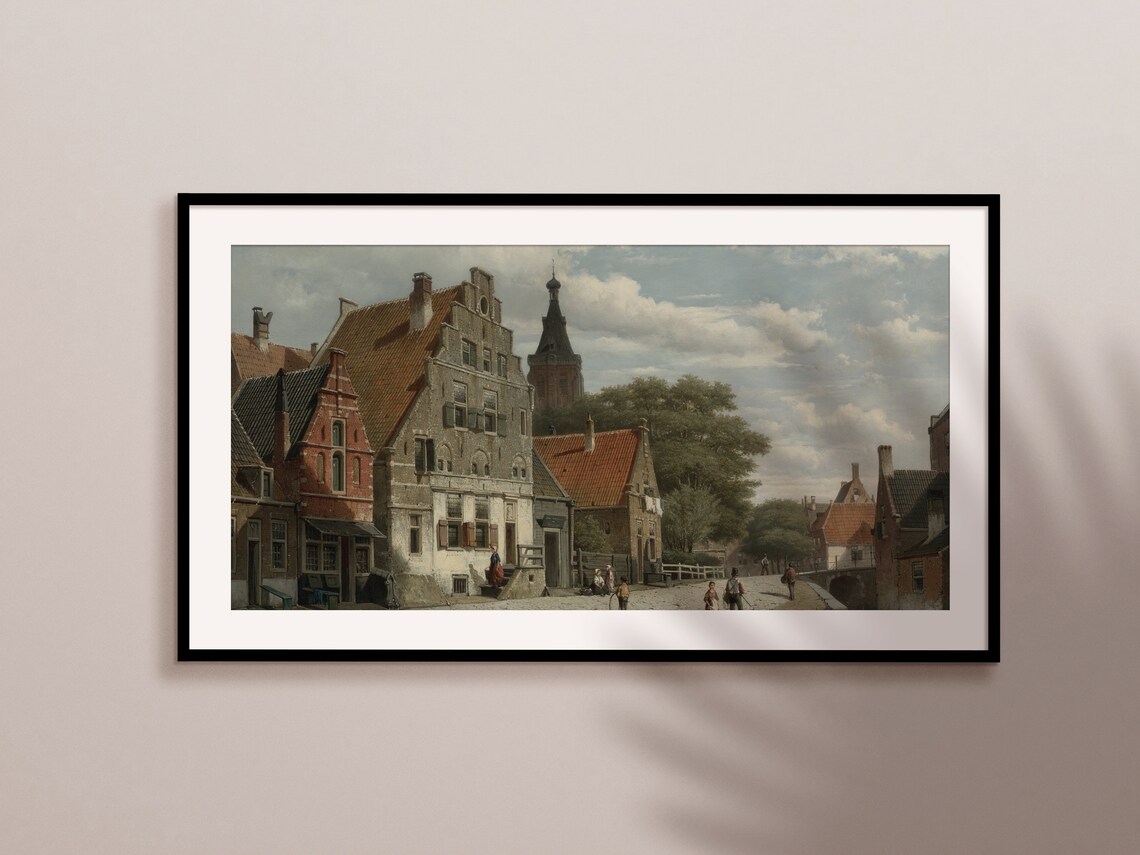 Vintage Cityscape Painting, Travel Poster - Image 2