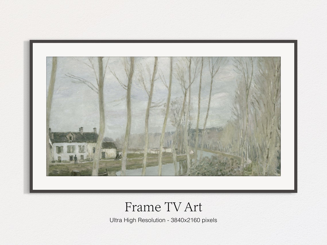 Frame TV Vintage Landscape Painting - Image 5