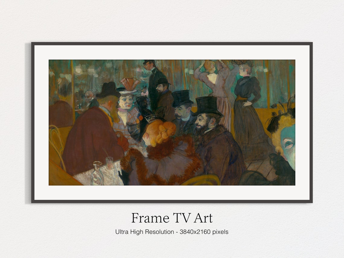 Vintage Cafe Classic Art Painting - Image 4