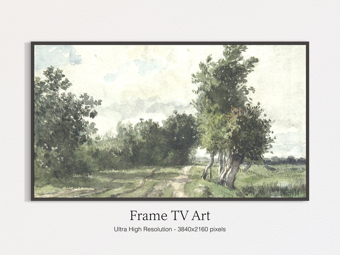 Classic Summer Nature Landscape Art Print - Image 5