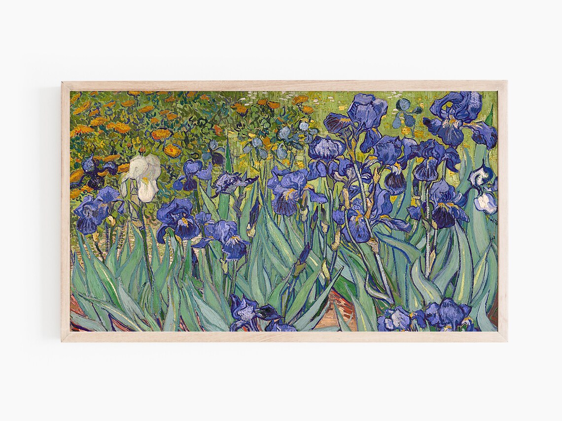 Irises By Van Gogh, Art Print - Image 3