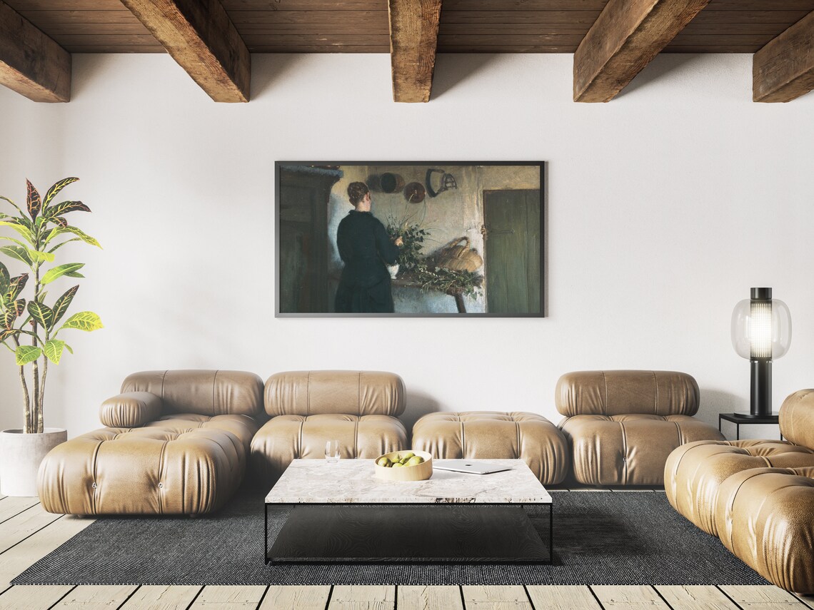 Classic Countryside Life Painting Art Print - Image 3
