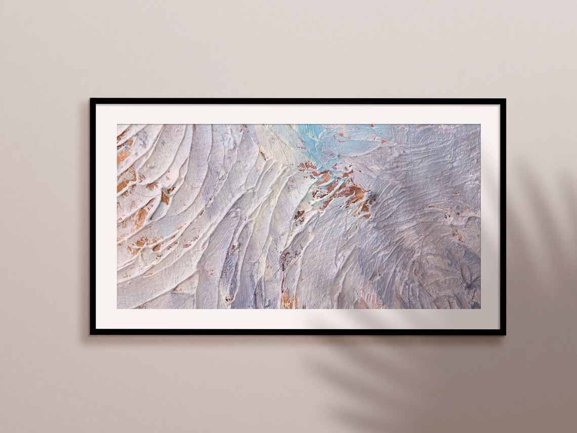 Abstract Spring Oil Painting TV Art Print - Image 2