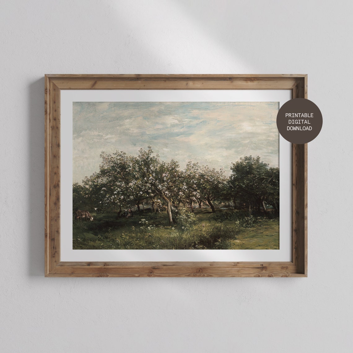 Spring Bloom Trees Vintage Poster Print - Image 3