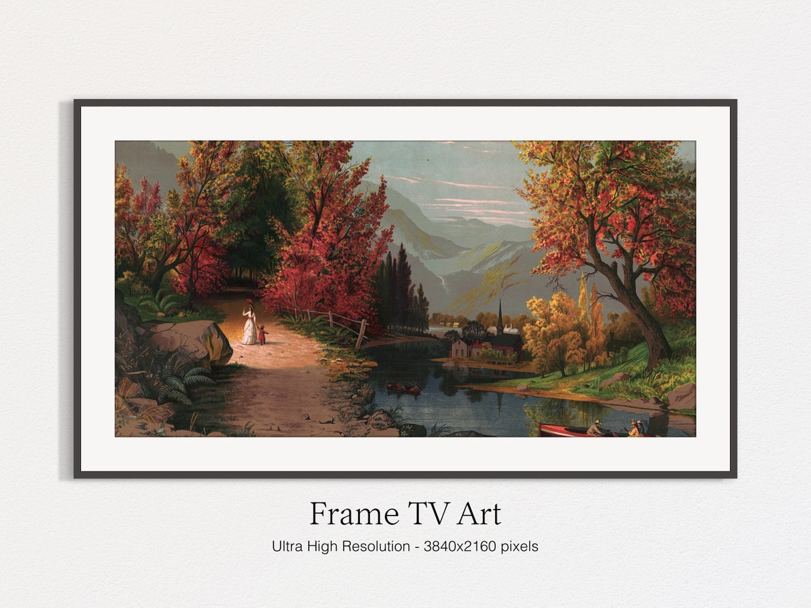 Autumn Fall Painting, Frame TV Art - Image 5