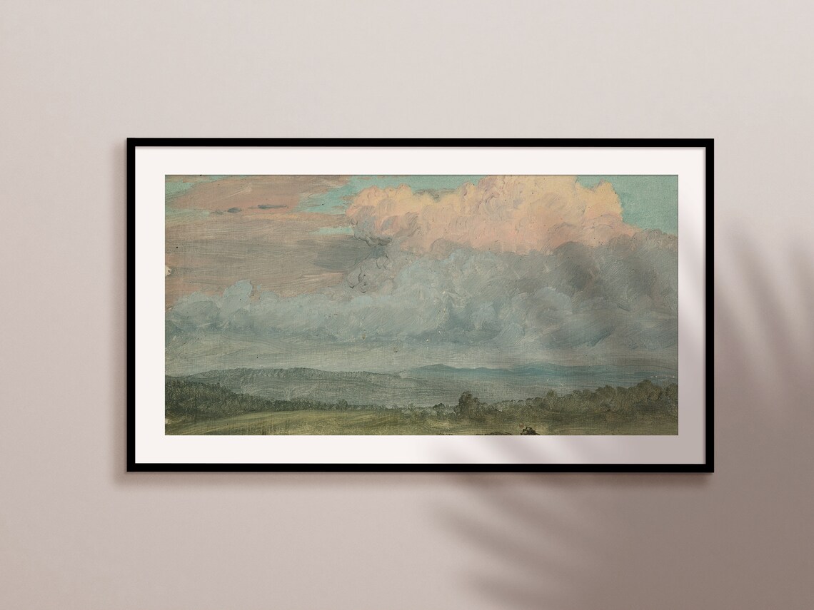 Vintage Landscape Oil Painting Art Print - Image 2