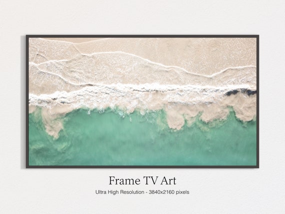 Summer Beach Coastal Waves Travel Poster