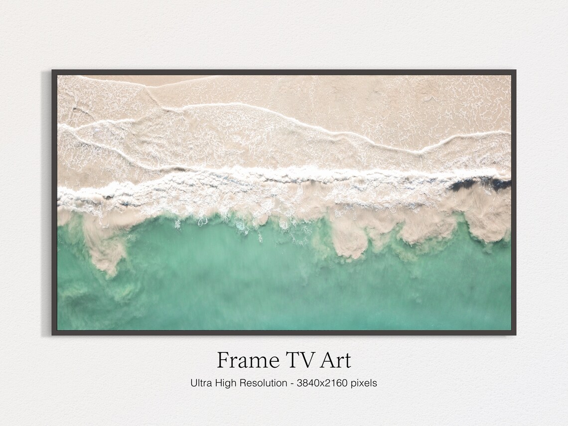 Summer Beach Coastal Waves Travel Poster