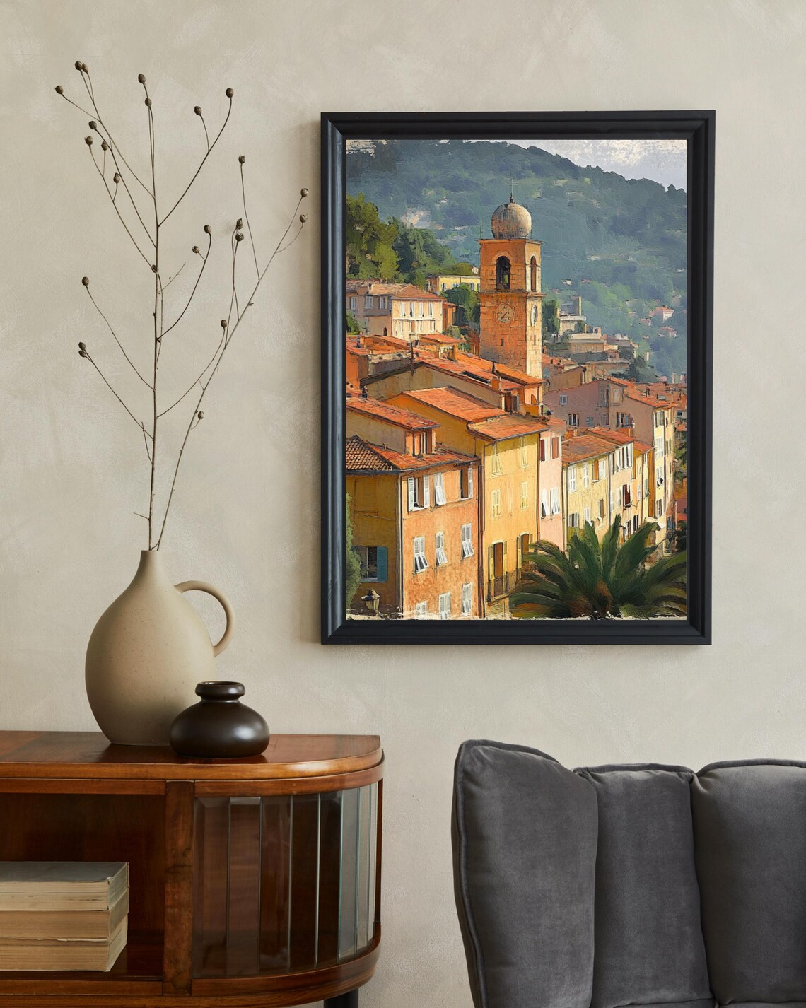 Grasse Village - French Riviera Travel Poster - Image 2