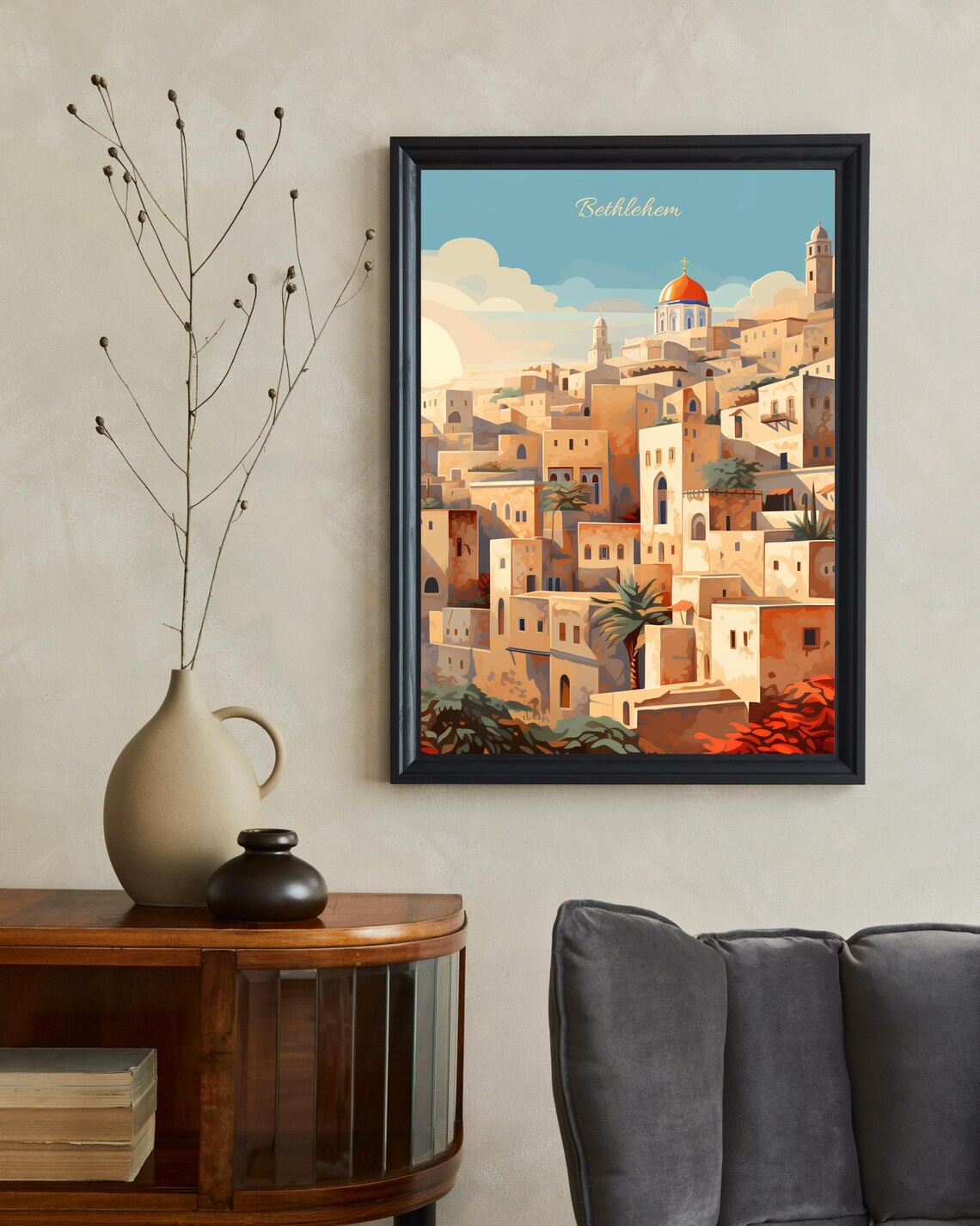 Bethlehem Poster, Christian Wall Art Print - Image 2