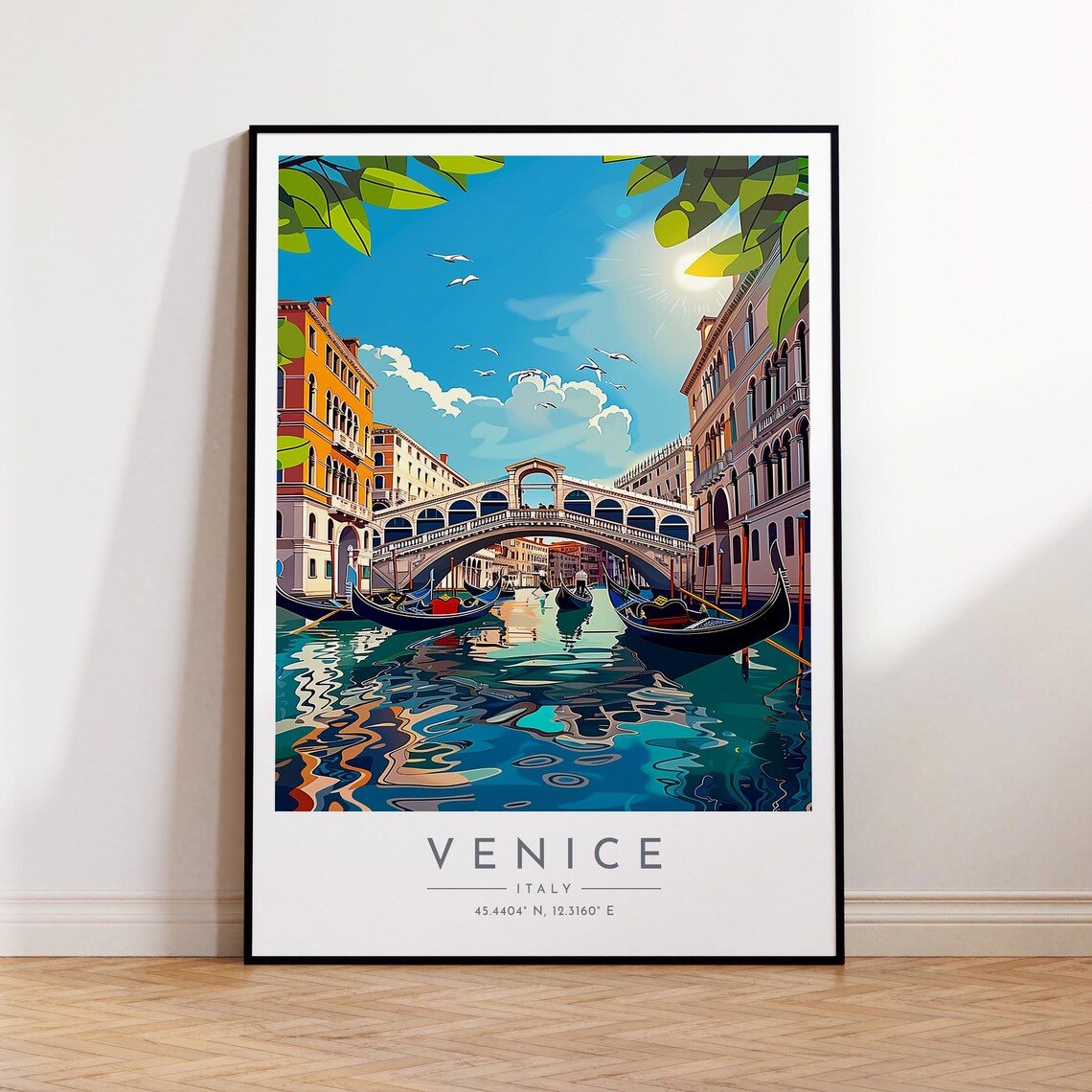 Venice Travel Poster, Italy Travel Print