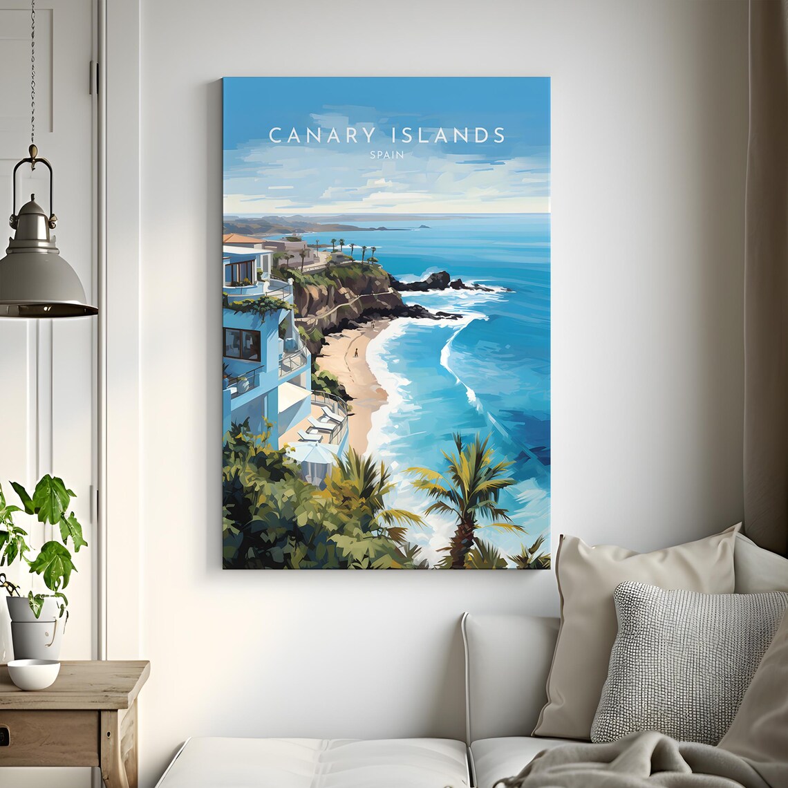 Canary Islands Travel Poster, Spain Home Decor - Image 3