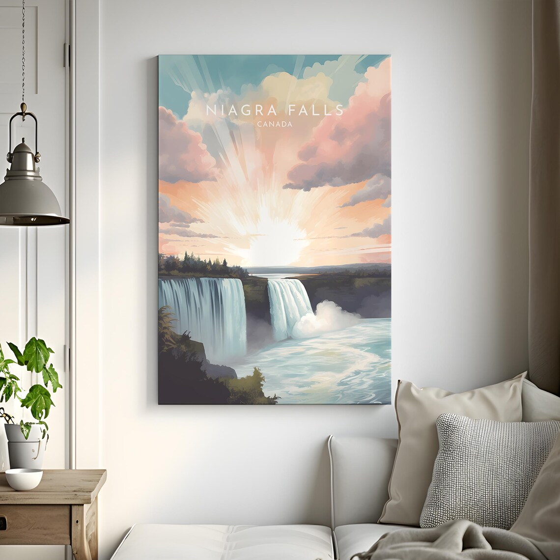 Niagara Falls Travel Poster, Canada Home Decor - Image 3