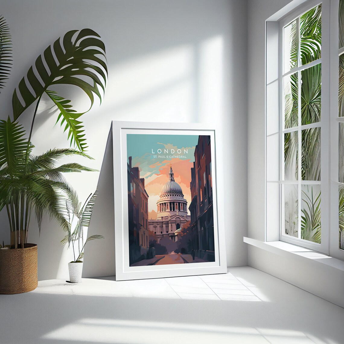 St Pauls Cathedral, London Travel Poster - Image 4