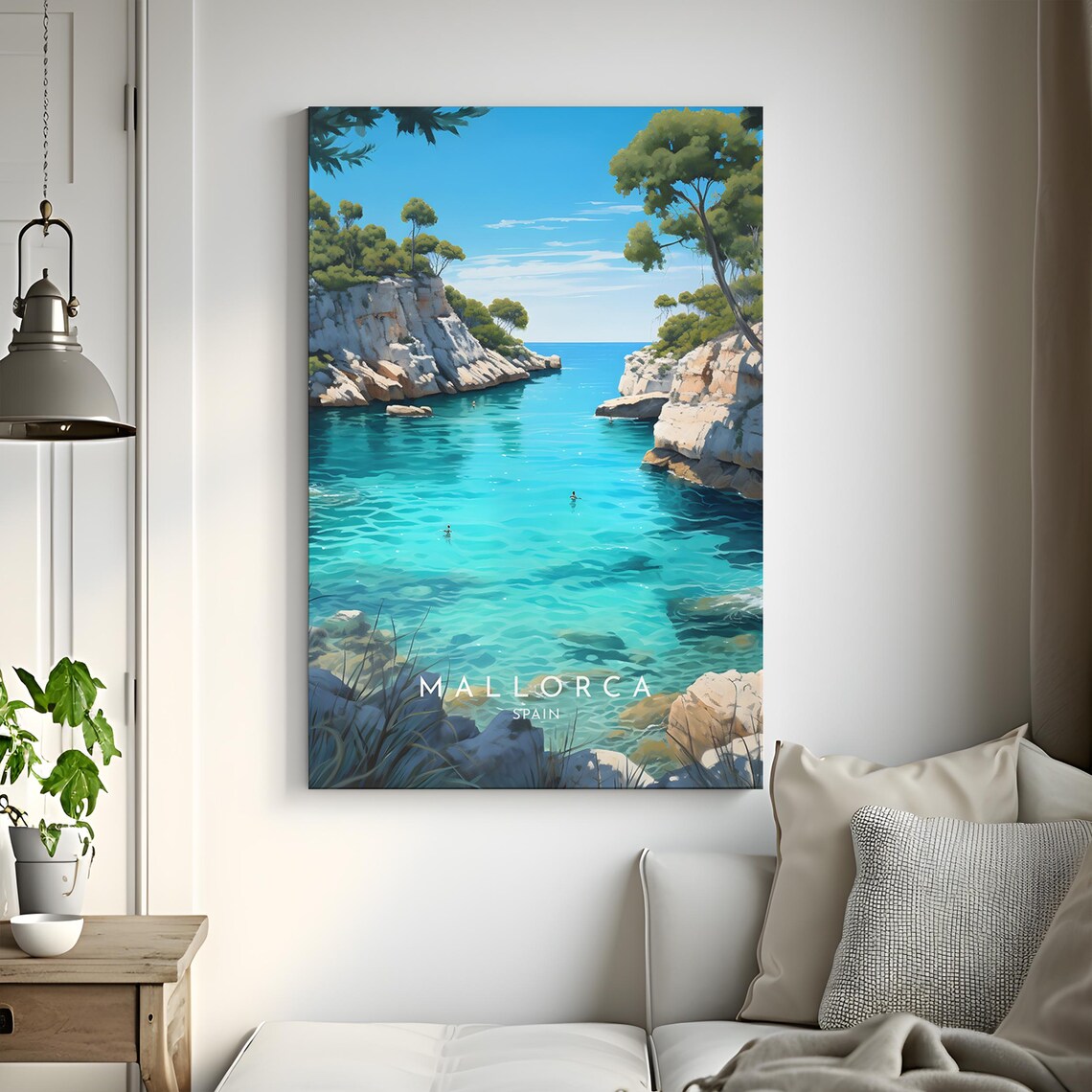 Mallorca Travel Poster, Spain Home Decor Print - Image 3