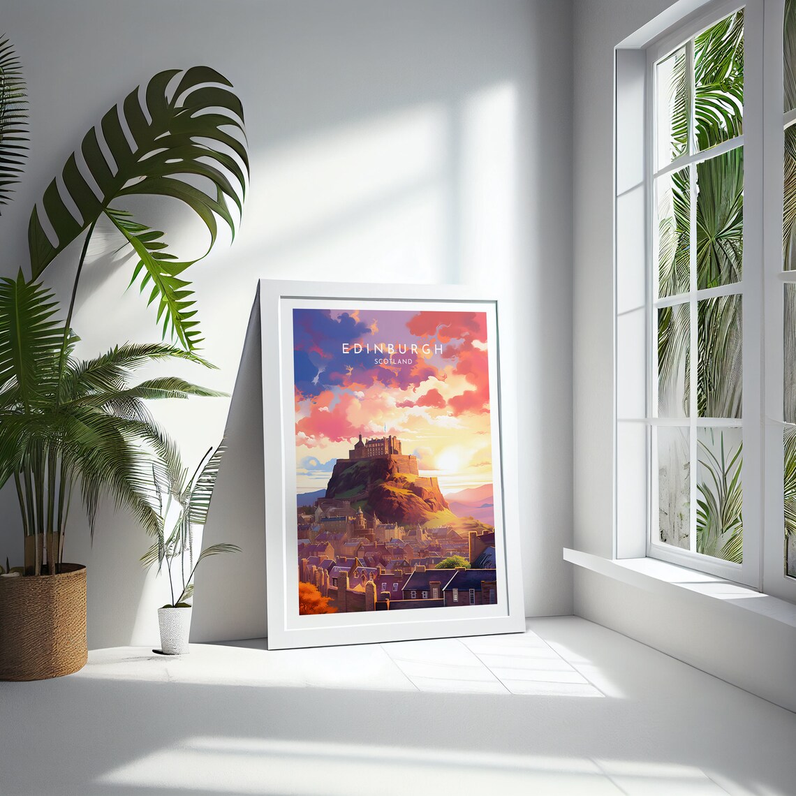 Edinburgh Travel Poster, Scotland Home Decor - Image 4