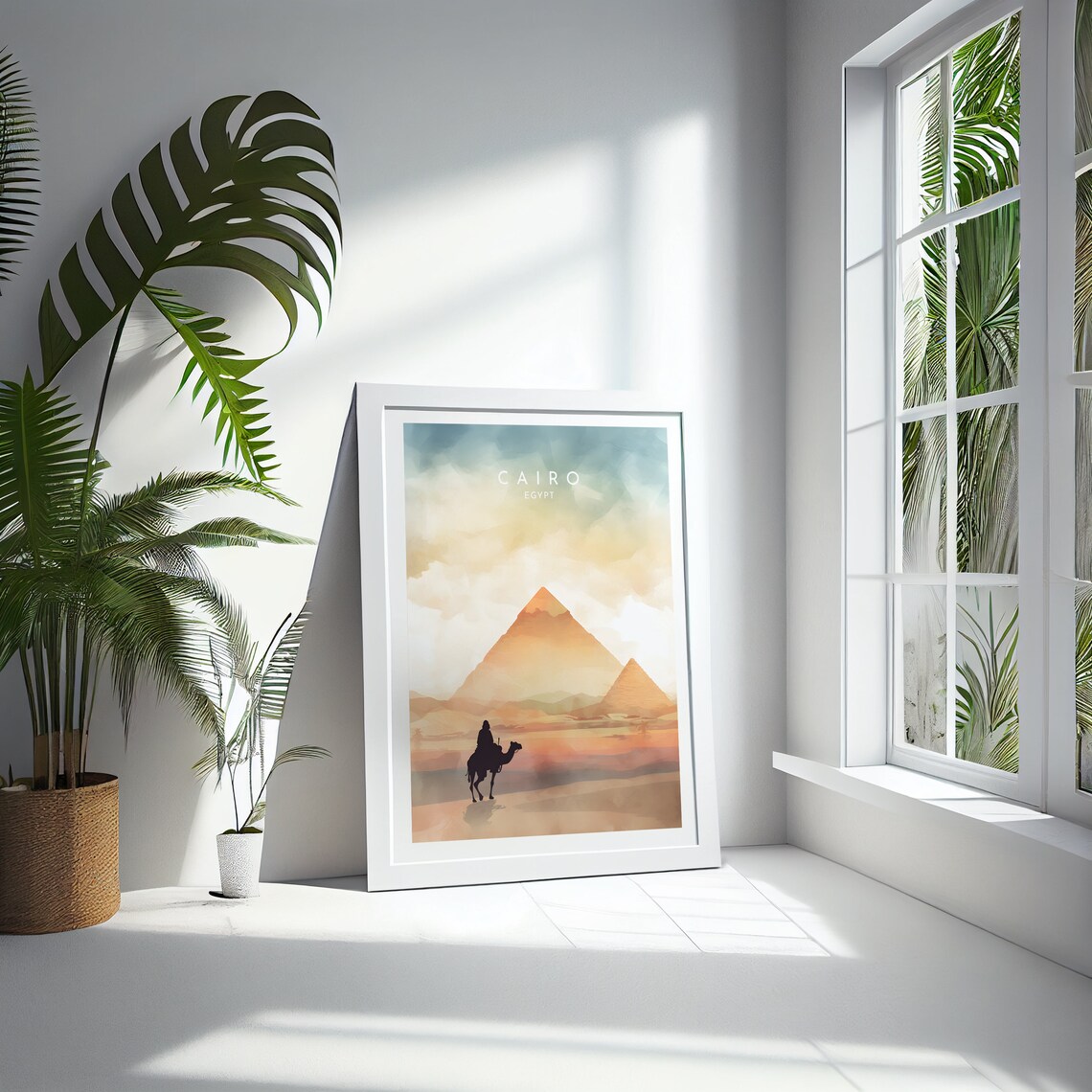 Cairo Travel Poster, Egypt City Wall Art - Image 4