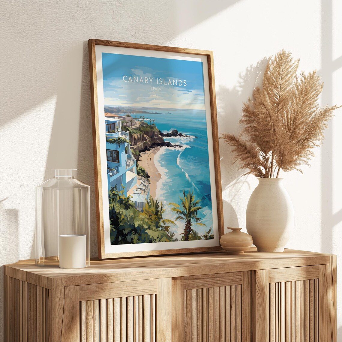 Canary Islands Travel Poster, Spain Home Decor - Image 2