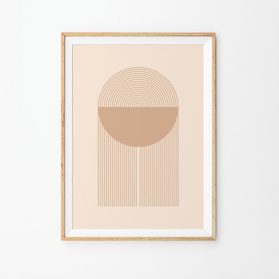 Abstract Art Print Neutral Wall Art Modern Boho Print Geometric Wall Art Boho Print Decor Minimalist Print Modern Wall Art