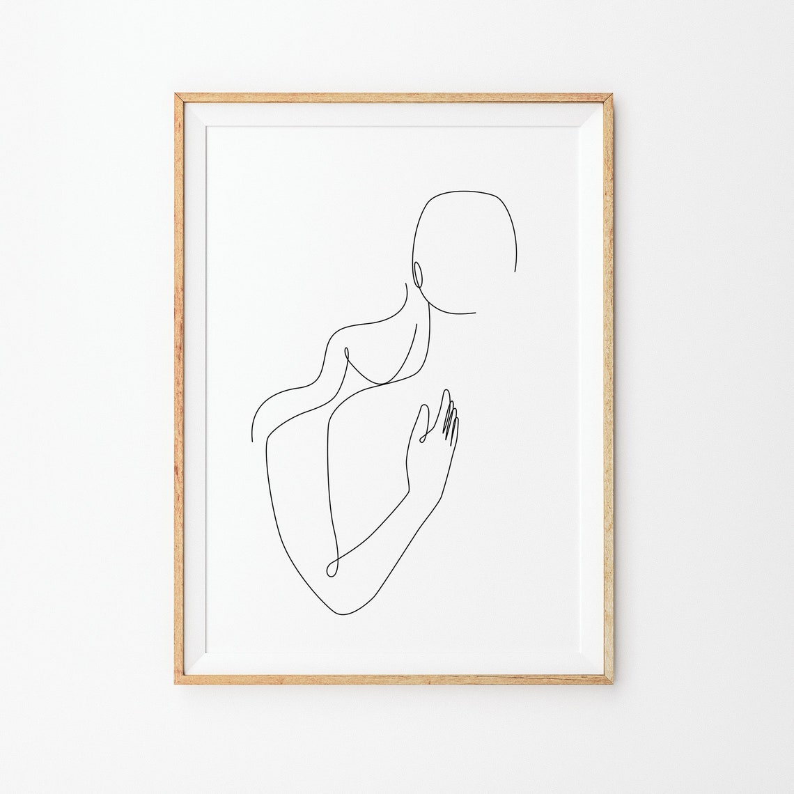 Couple Line Art Prints Line Art Poster Line Art Wall Decor Drawing Monochrome Art Line Drawing Abstract Love Art