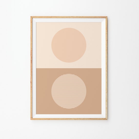 Abstract Art Print Abstract Bedroom Art Modern Boho Art Geometric Wall Art Boho Print Decor Minimalist Print Modern Wall Art