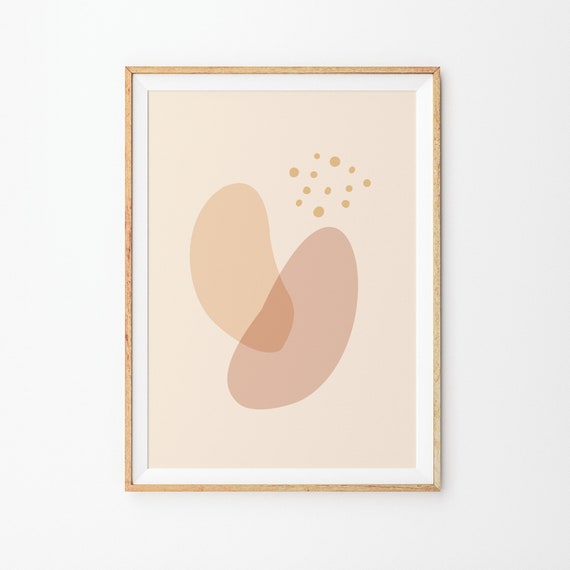 Abstract Boho Art Prints Bohemian Terracotta Wall Decor Neutral Wall Art Modern Boho Print Geometric Wall Art Boho Wall Print