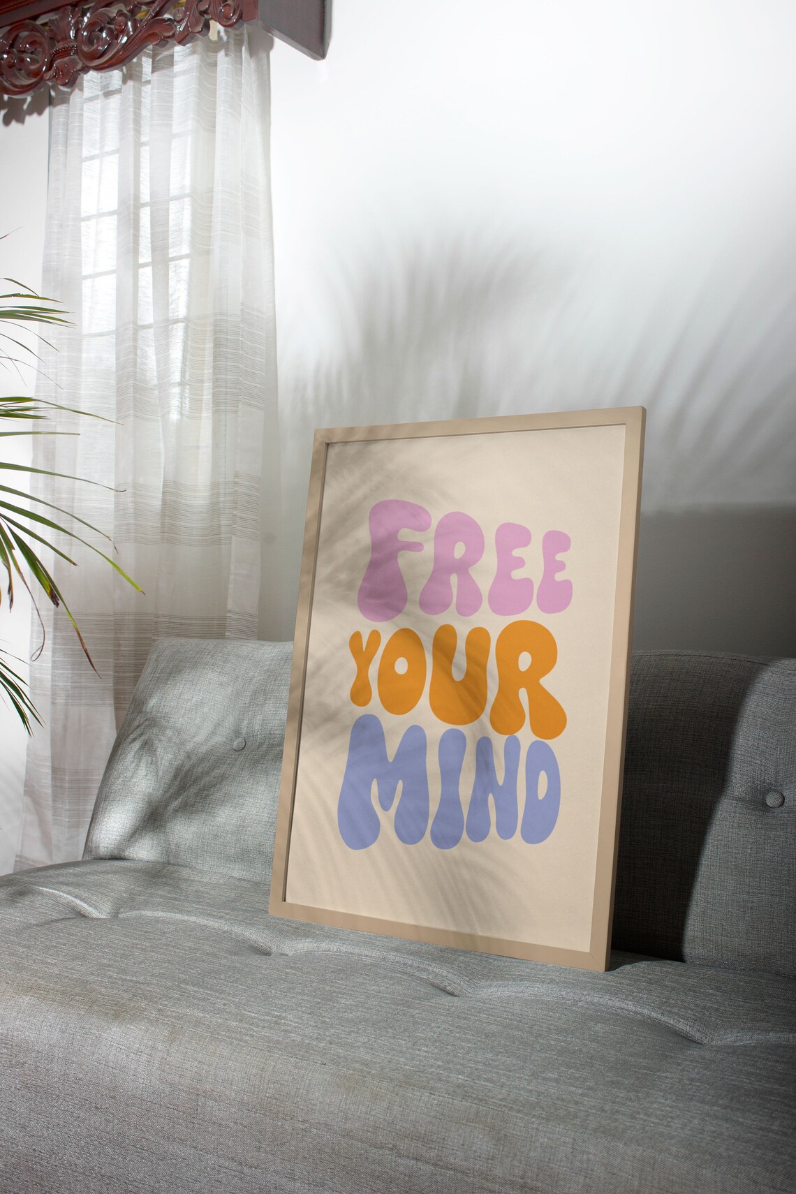 Retro Quote Art Print, Typography Wall Decor - Image 2