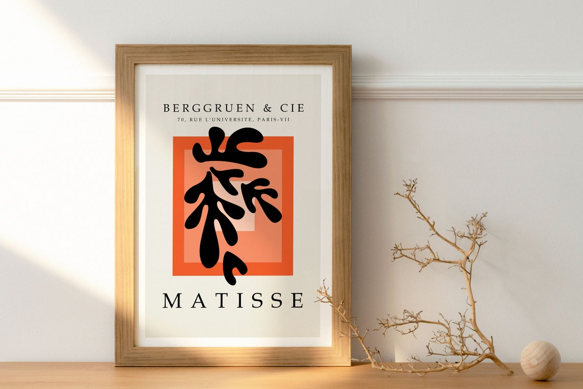 Matisse-Inspired Poster Art Print