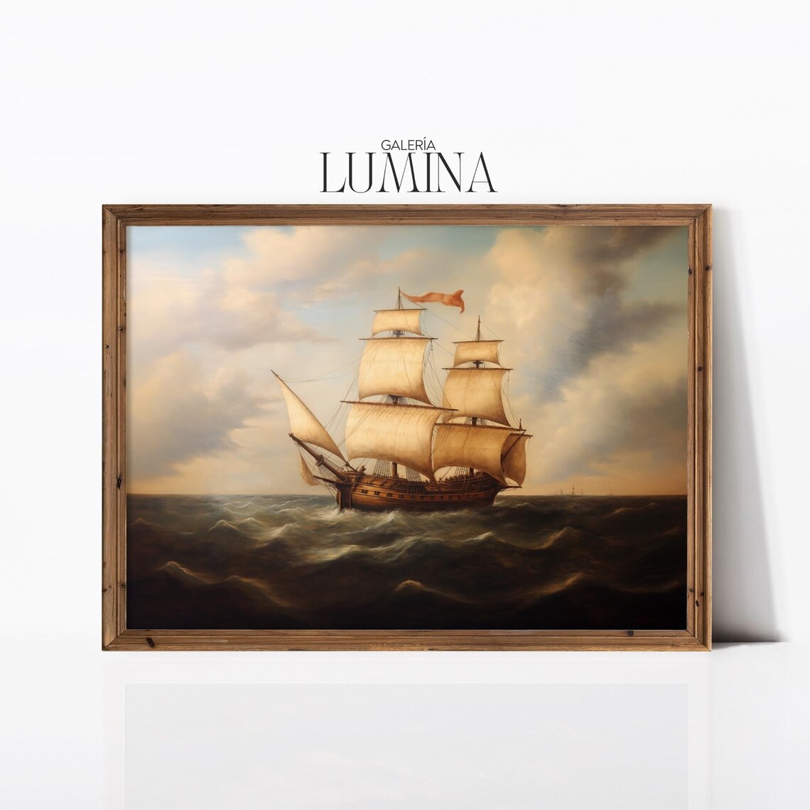 Ancienne Caravelle Vintage Nautical Art Print