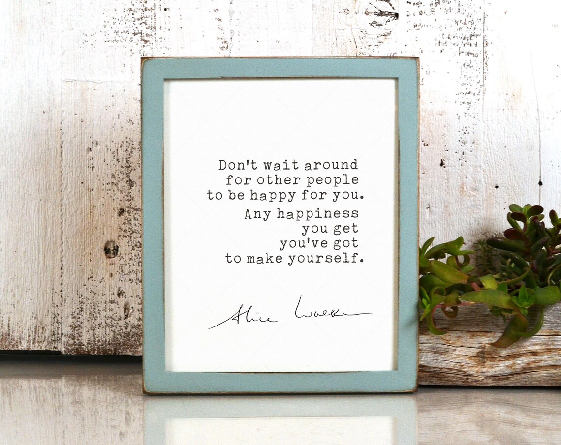Alice Walker Quote - Feminist Typography - Image 4