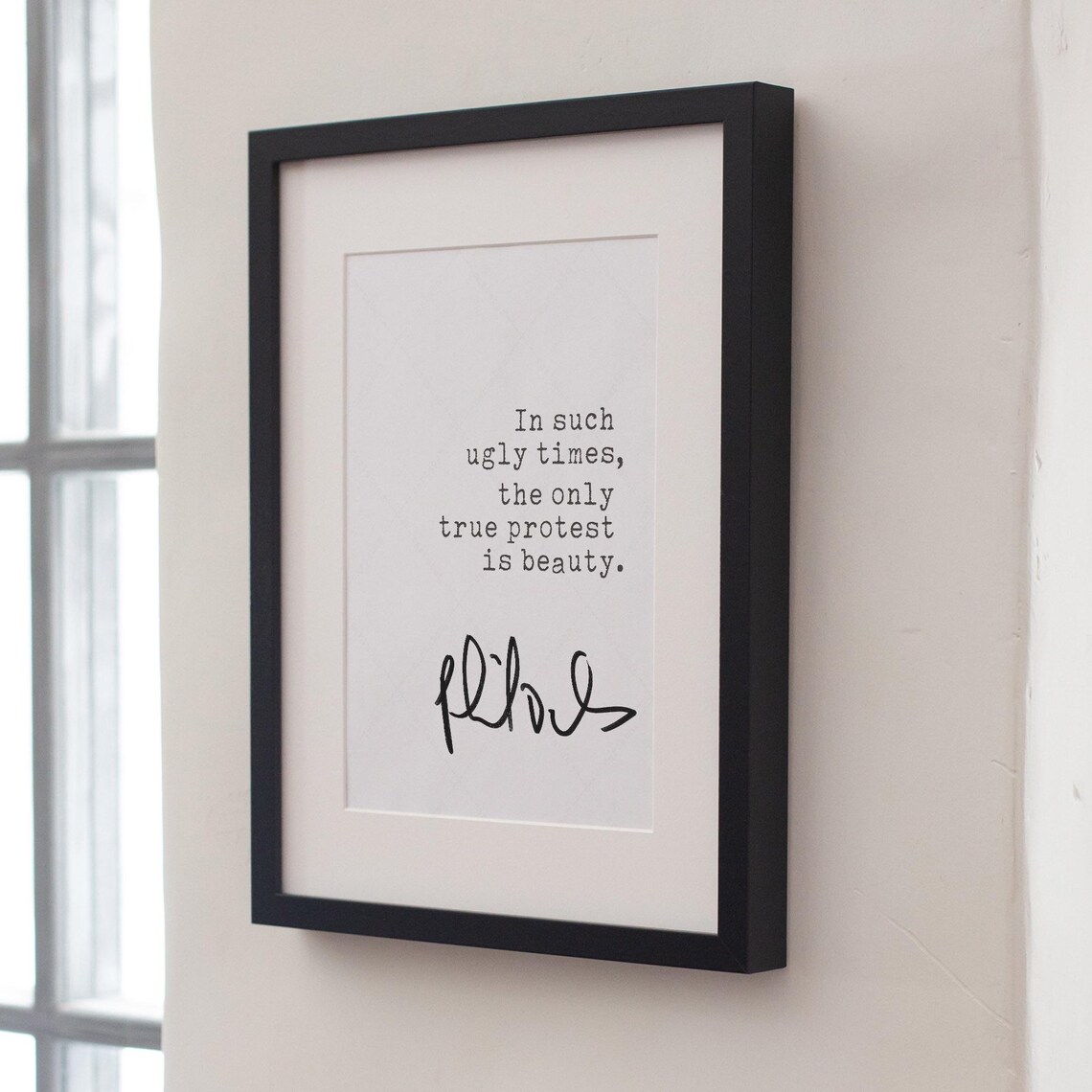 Phil Ochs Quote Print, Protest, Beauty, Civil Rights - Image 4