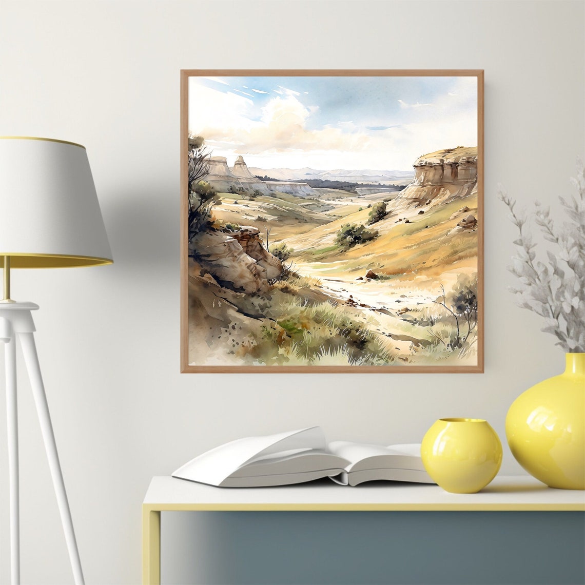 Theodore Roosevelt National Park Badlands Buttes Valley Poster - Image 2