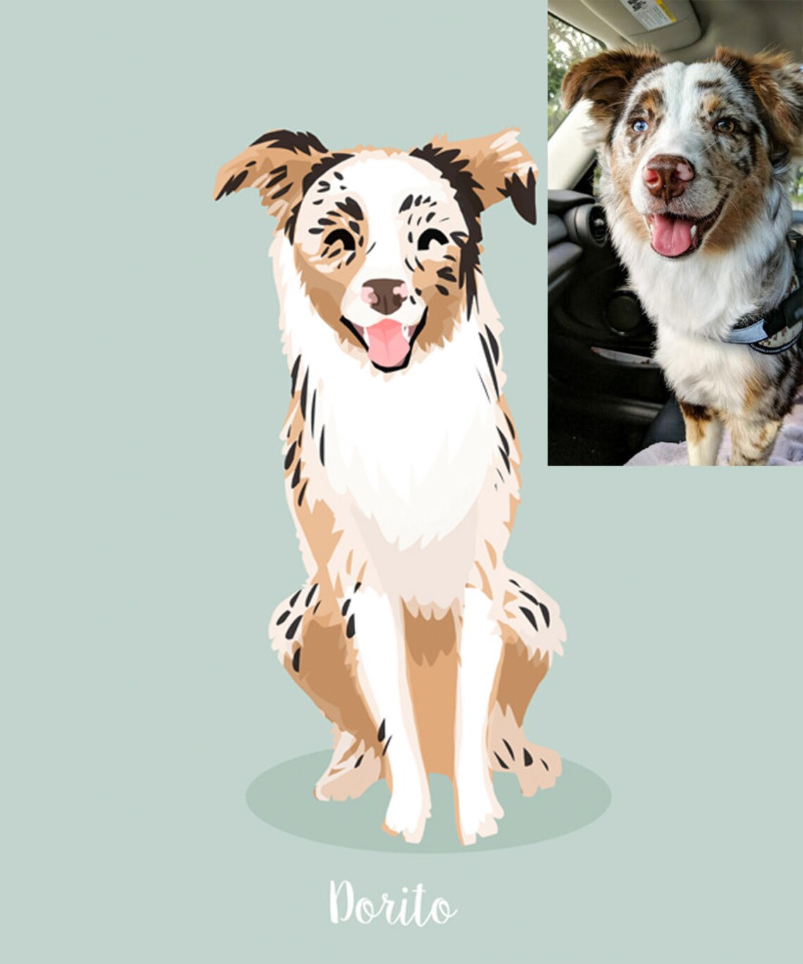 Custom Pet Portrait, Dog and Cat Drawing - Image 6