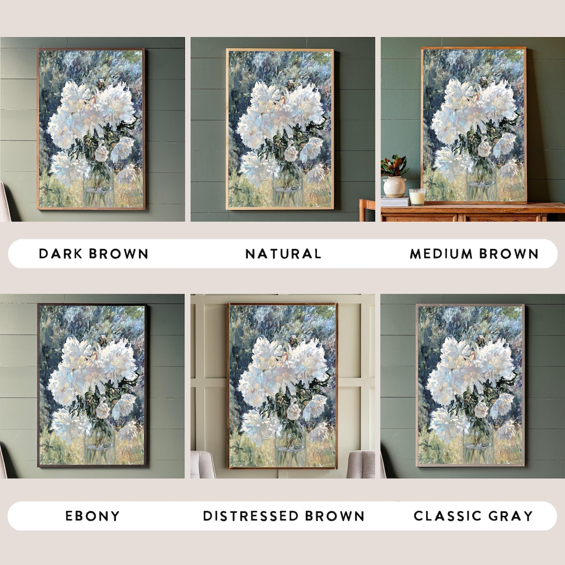 Vintage Botanical Still Life Flower Art Print - Image 2