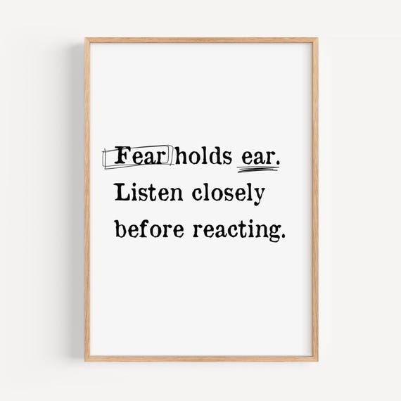 Thought Provoking Word Play Print Motivational Poster Minimalistic Typography Art Modern Home Decor Growth Mindset Gift