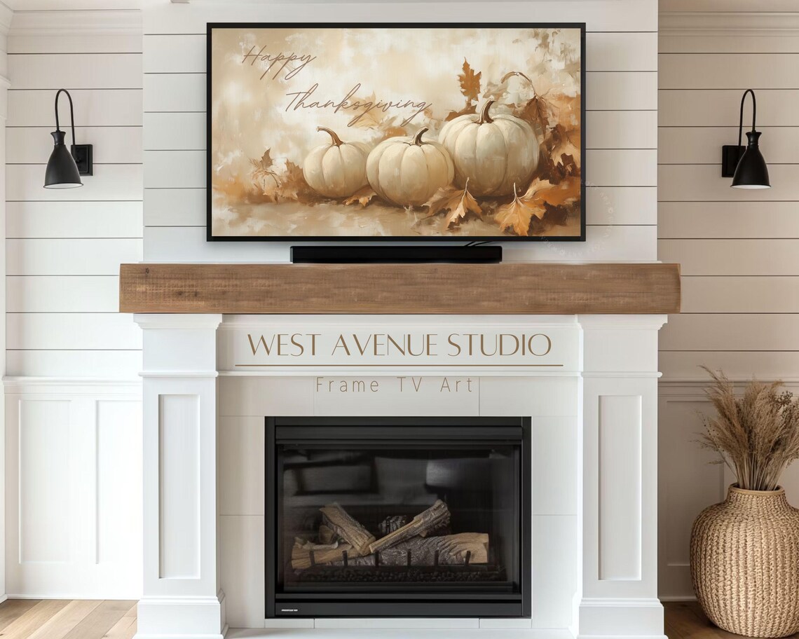 Thanksgiving Textured Art, Fall Wall Art Print - Image 4