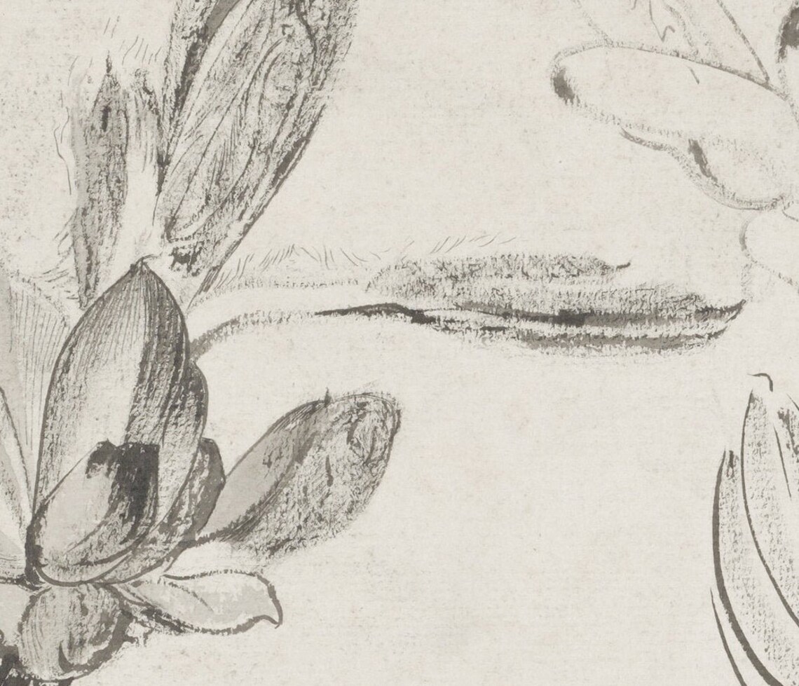 Budding Branches Sketch, Vintage Botanical Art Print - Image 2