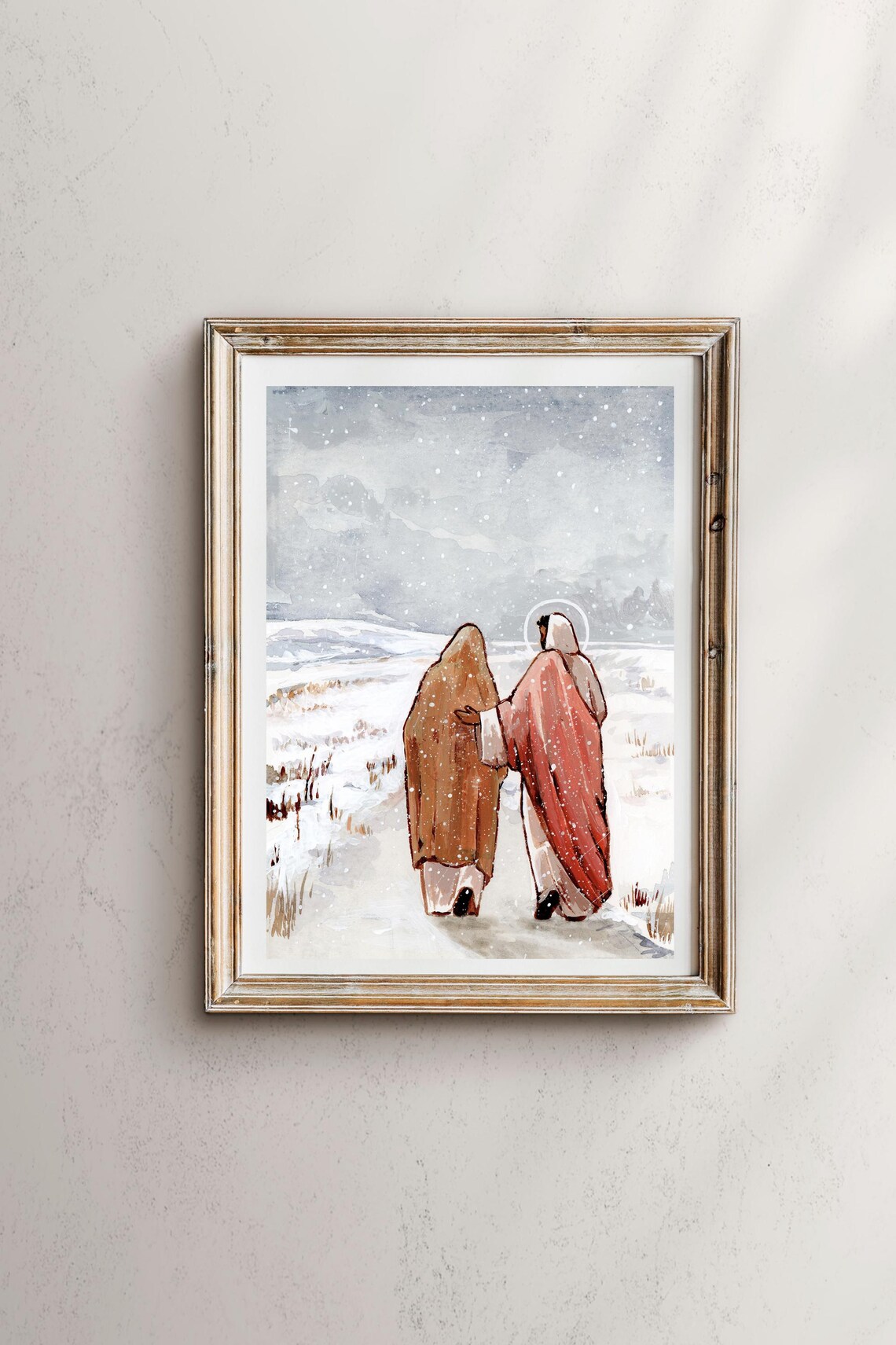 Emmanuel, God With Us Christ Walking With Person